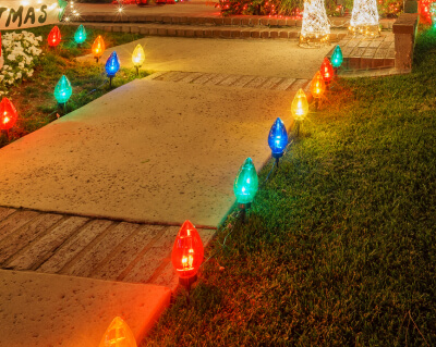 C Christmas Bulbs
