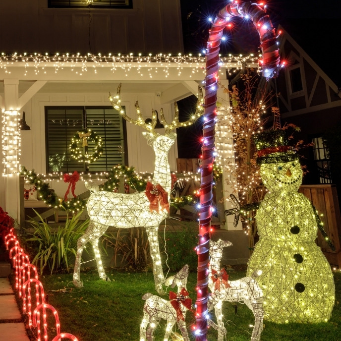 Lighted Signs and Statuettes